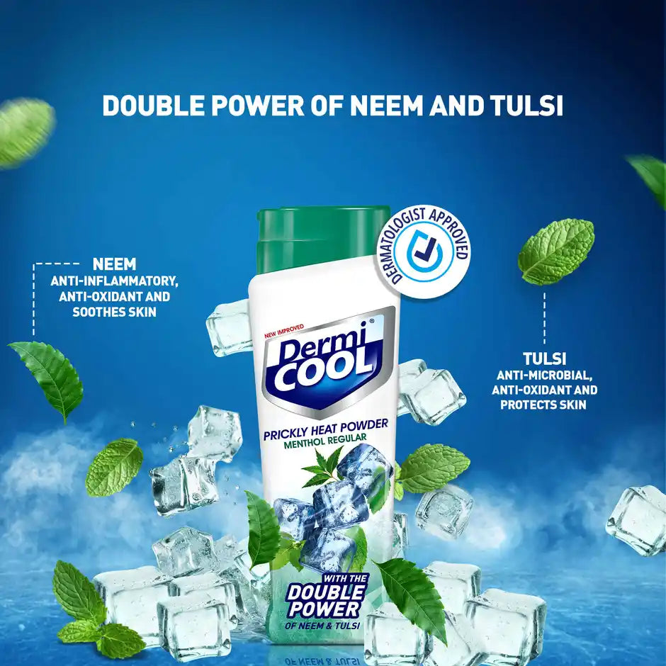 Dermicool Prickly Heat Powder Menthol Regular