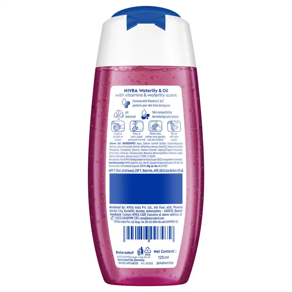 Nivea Shower Gel | Waterlily & Oil