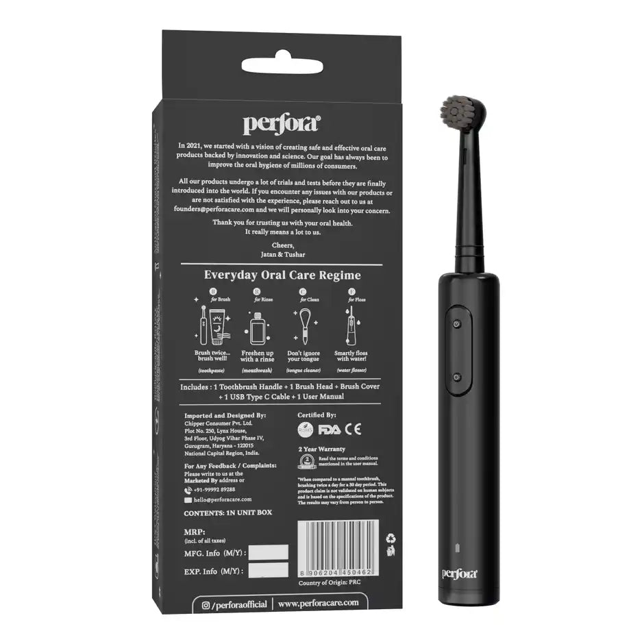 Perfora Pro Plus Oscillating Electric Toothbrush