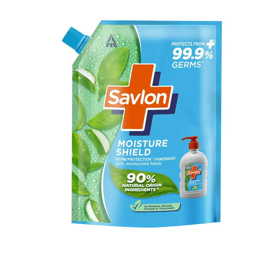 Savlon Moisture Shield Handwash Refill Pack 1.3L| For Soft Hands| Value Pack