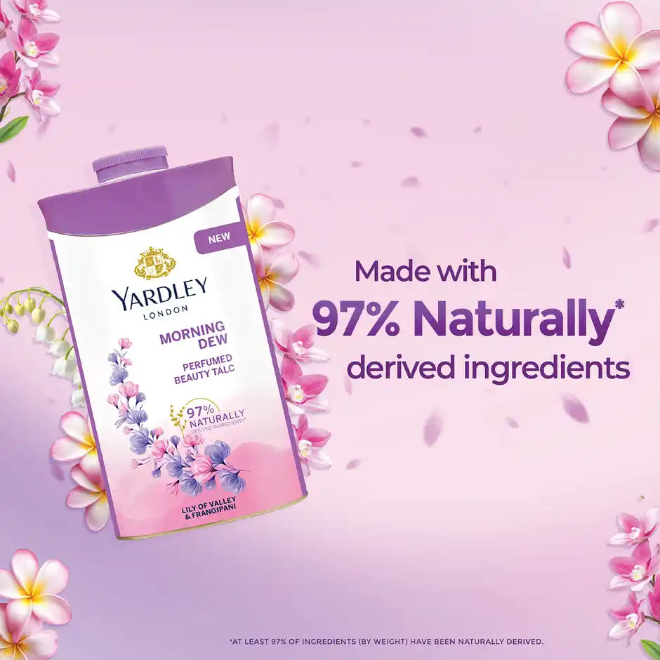 Yardley London Morning Dew Perfumed Talcum Powder For Women