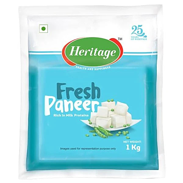 Heritage Fresh paneer cubes