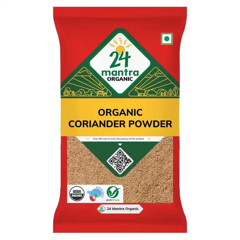 24 Mantra Organic Coriander Powder (Dhania) 100g Pouch
