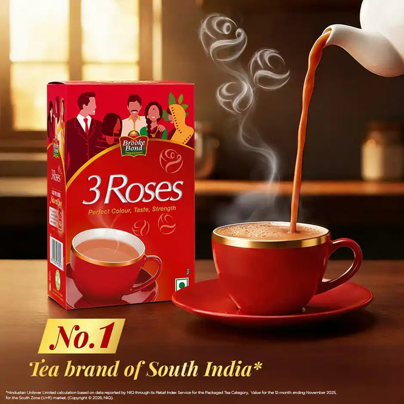 Brooke Bond 3 Roses Dust Tea
