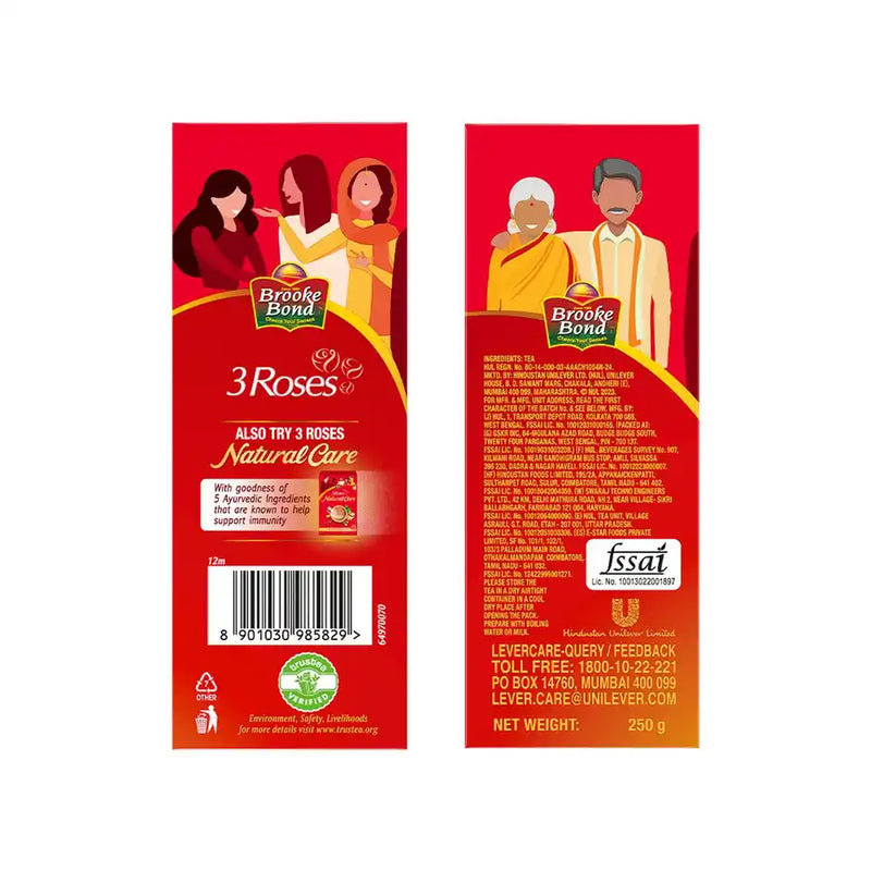 Brooke Bond 3 Roses Dust Tea