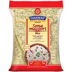 Daawat Sona Masoori/ Sonamasuri Rice (Medium Grain)