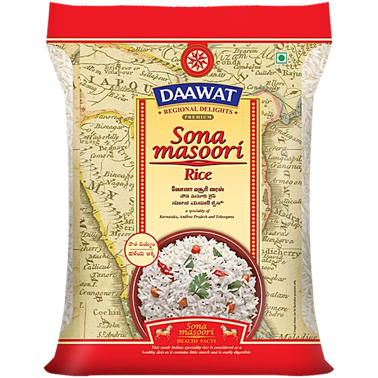Daawat Sona Masoori/ Sonamasuri Rice (Medium Grain)