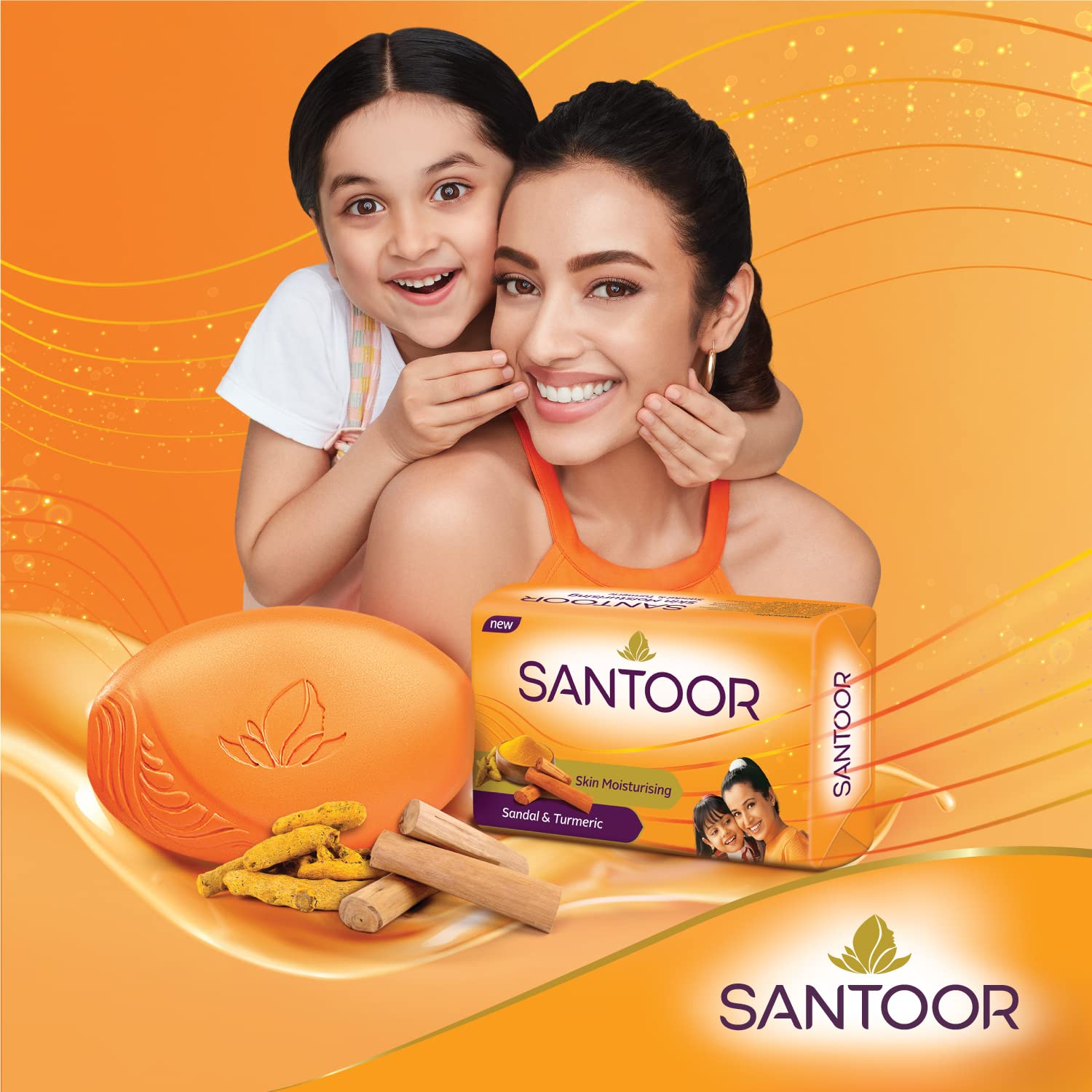 Santoor Skin Moisturising Sandal & Turmeric Soap