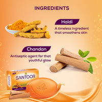 Santoor Skin Moisturising Sandal & Turmeric Soap