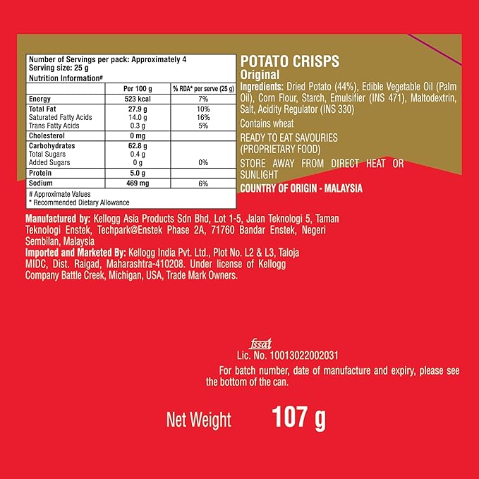 Pringles Original 107g