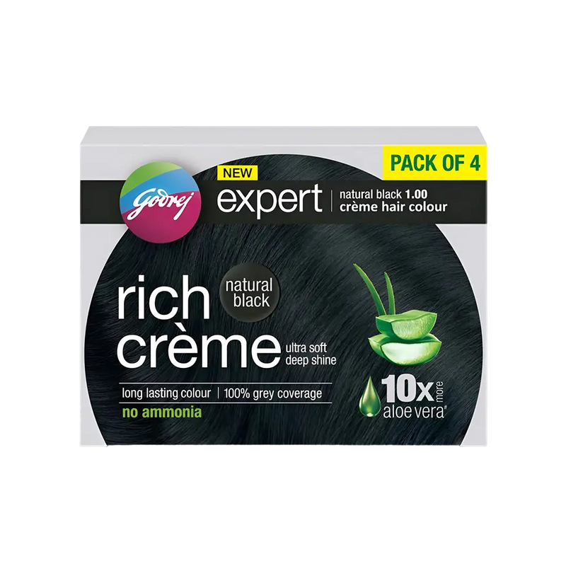 Godrej Expert Hair Color for Women & Men (Black)