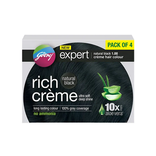 Godrej Expert Hair Color for Women & Men (Black)
