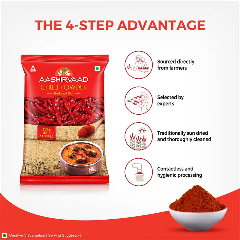 Aashirvaad Red Chilli Powder