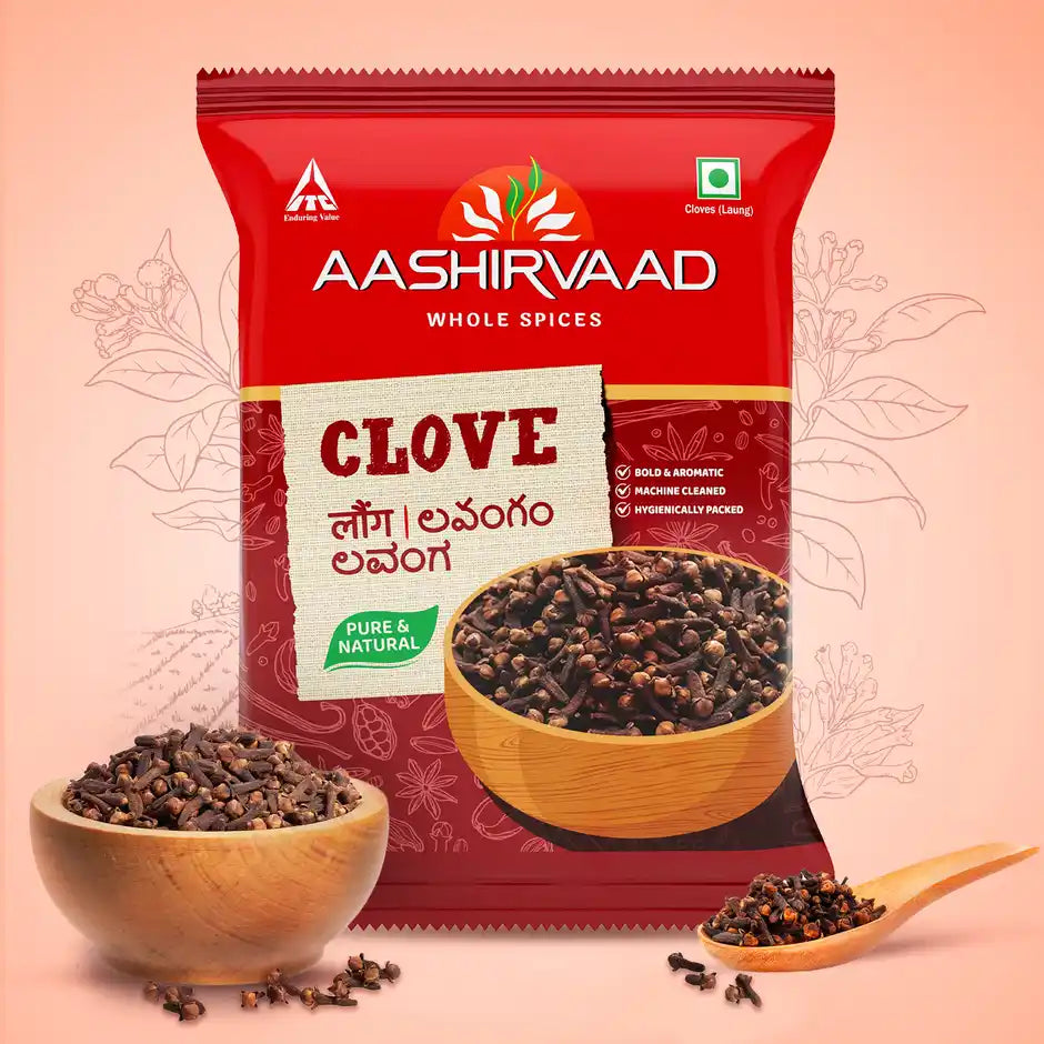 Aashirvaad Whole Laung (Cloves) 50 g Pouch