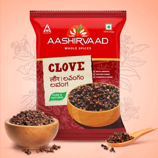 Aashirvaad Whole Laung (Cloves) 50 g Pouch