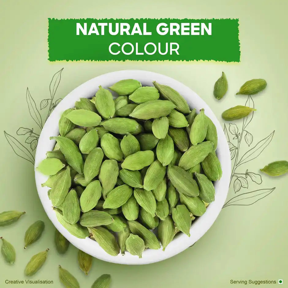 Aashirvaad Green Cardamom (Whole Elaichi) | 100 g Pouch