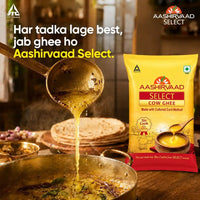 Aashirvaad Select Cow Ghee Made with Cultured Curd Method