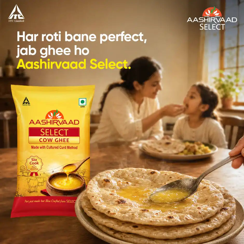 Aashirvaad Select Cow Ghee Made with Cultured Curd Method