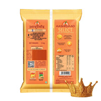 Aashirvaad Select | Pure MP Sharbati Wheat Atta for Soft Makhmali Rotis, 5kg