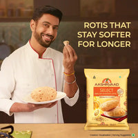 Aashirvaad Select | Pure MP Sharbati Wheat Atta for Soft Makhmali Rotis, 5kg