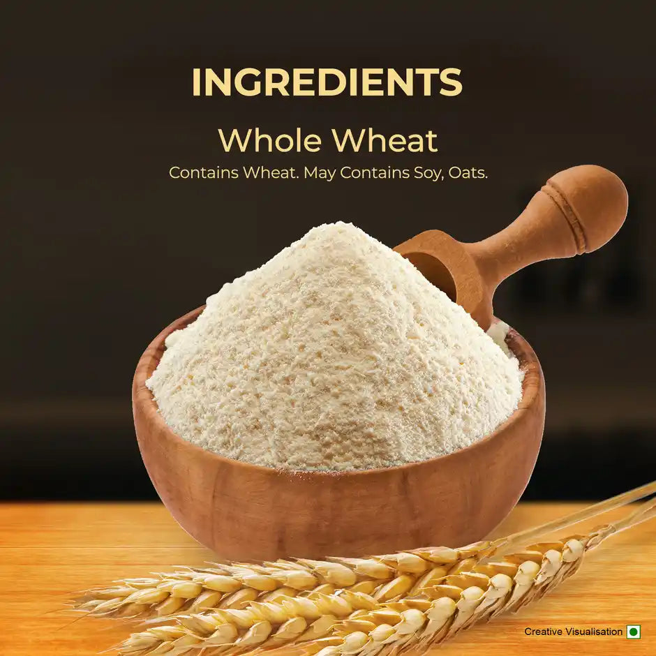 Aashirvaad Select | Pure MP Sharbati Wheat Atta for Soft Makhmali Rotis, 5kg