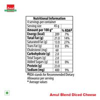 Amul Diced Cheese Blend