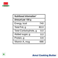 Amul Unsalted Cooking Butter