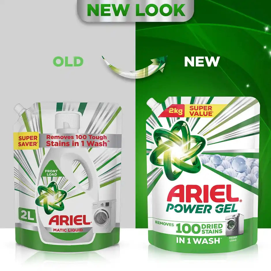 Ariel Power Gel Liquid Detergent for Front load washing machine