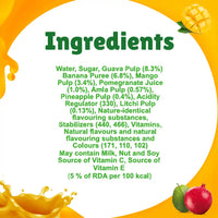 B Natural Mixed Fruit Juice, Rich in Vitamin C & E