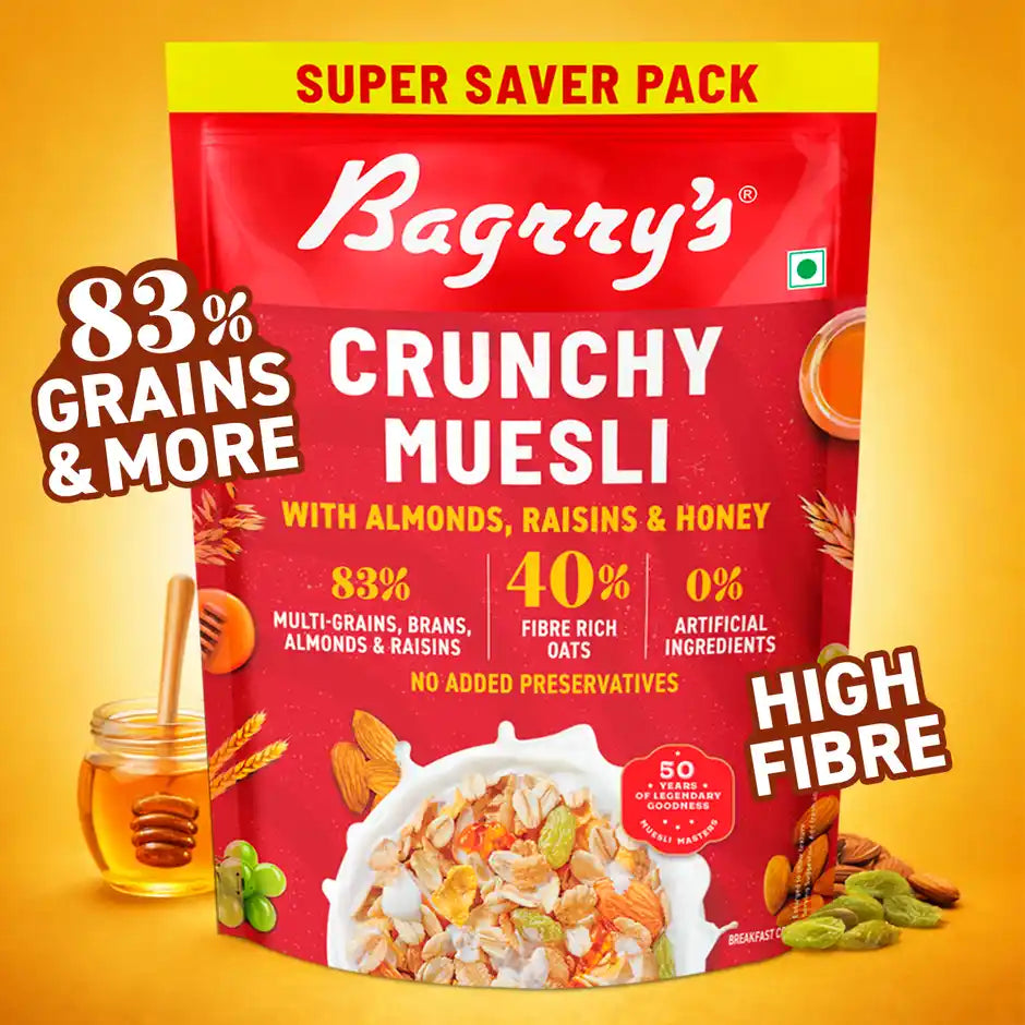 Bagrry's Crunchy Muesli with Almonds, Raisins & Honey