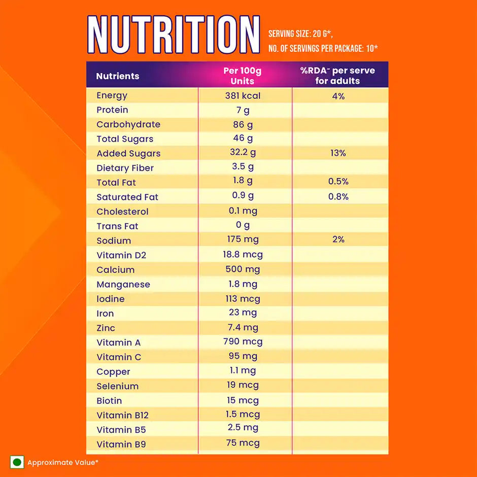 Bournvita Chocolate Nutrition Drink Jar