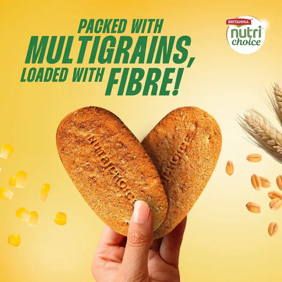 Britannia 5 Grain High-Fibre Biscuits Multigrain Digestive Biscuits