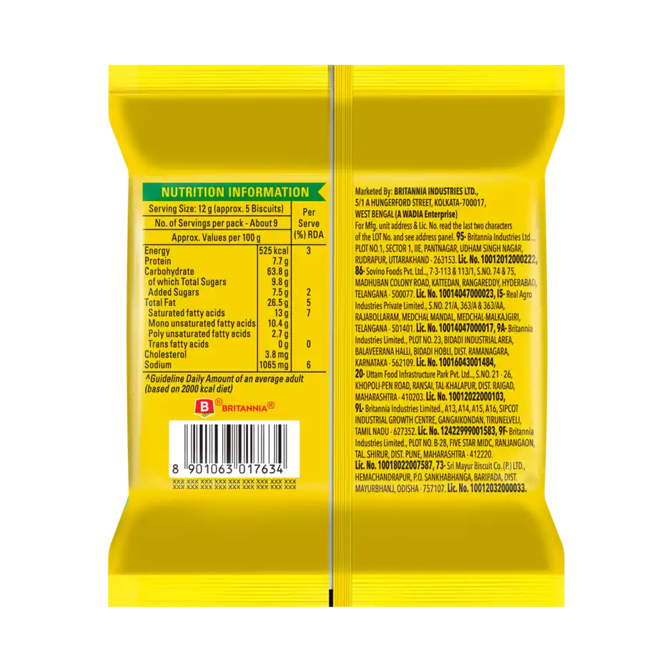 Britannia 5050 Maska Chaska Biscuit
