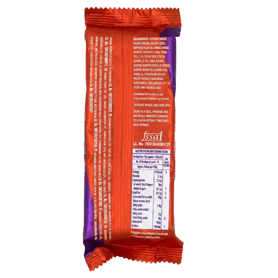 Britannia Bourbon Chocolate Cream Biscuit
