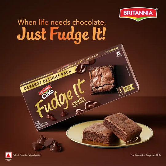 Britannia Fudge It Chocolate Brownie