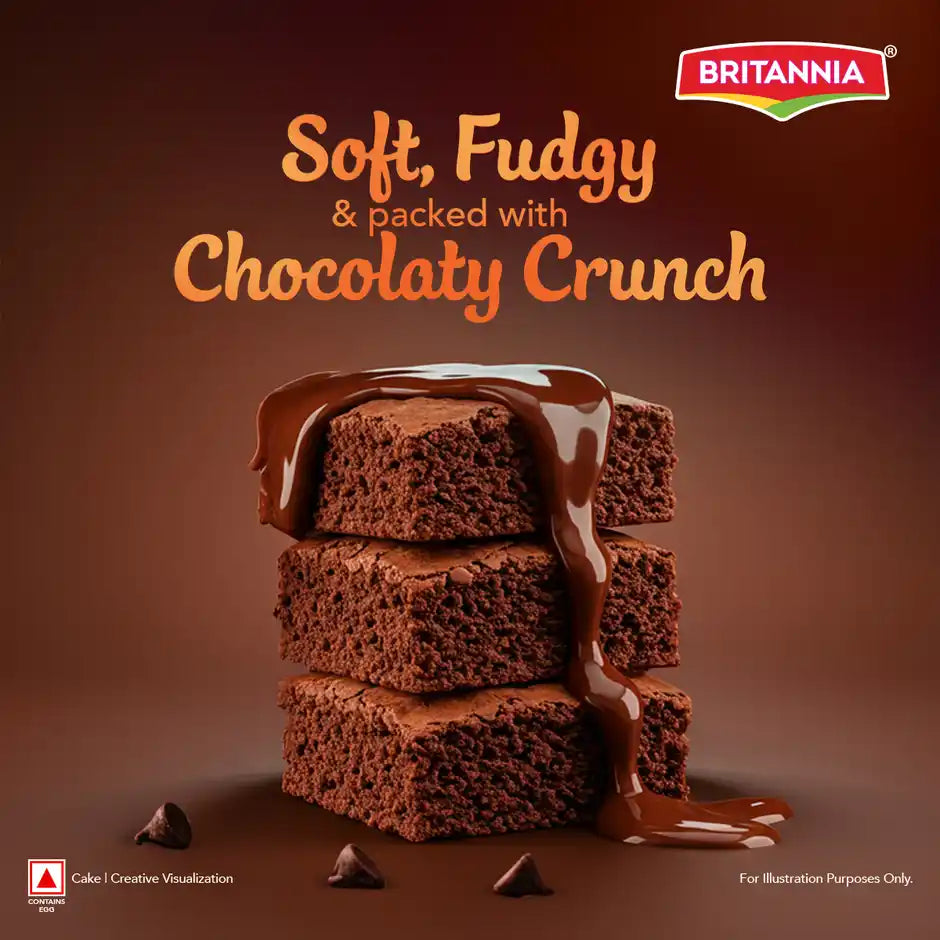 Britannia Fudge It Chocolate Brownie