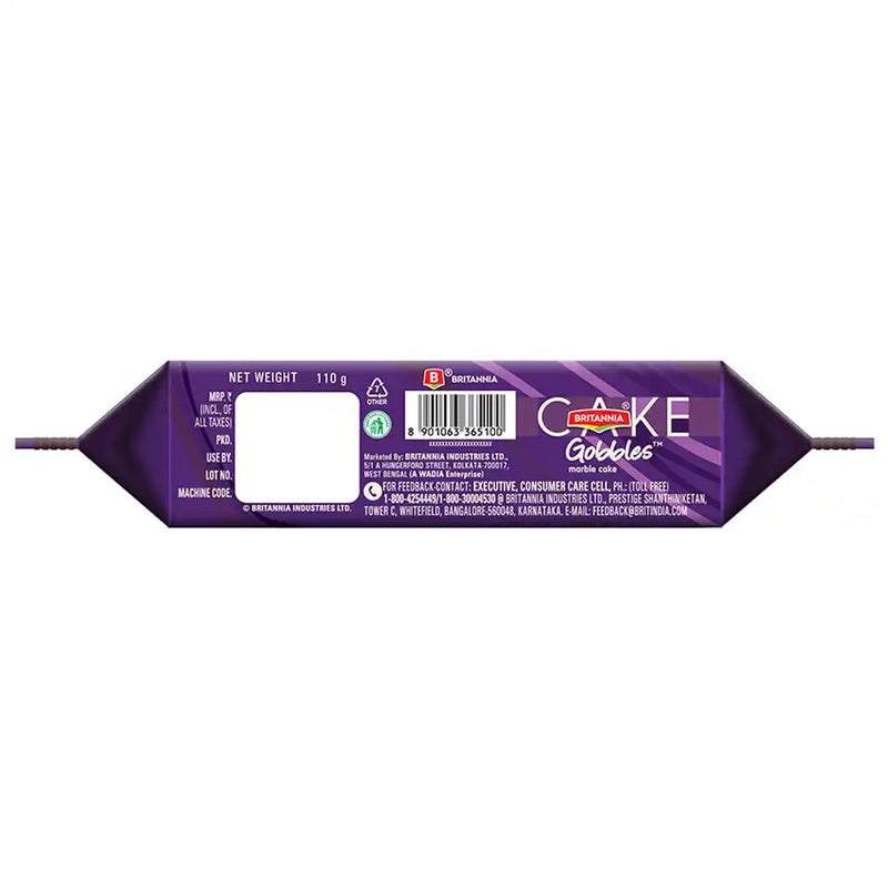 Britannia Gobbles Marble Cake Choco Vanilla