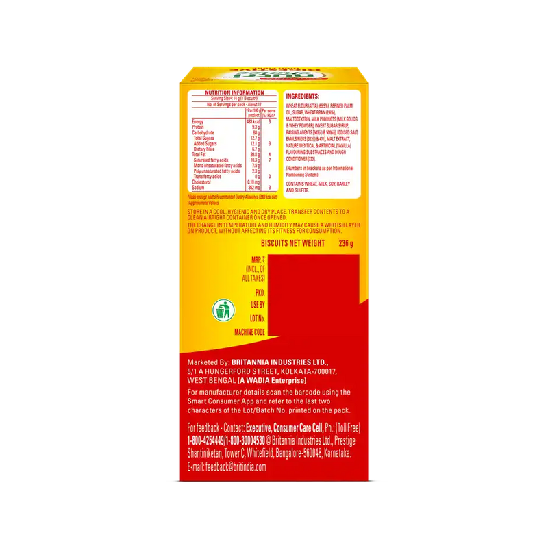 Britannia Nutrichoice High-Fibre Digestive Biscuits