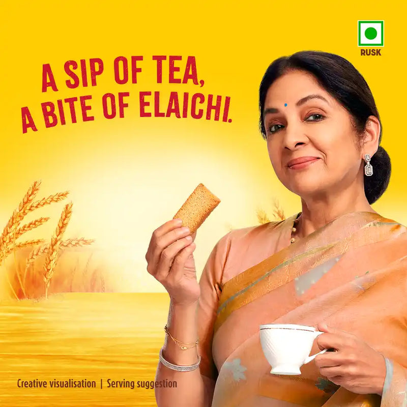 Britannia Toastea Premium Bake Rusk With Real Elaichi