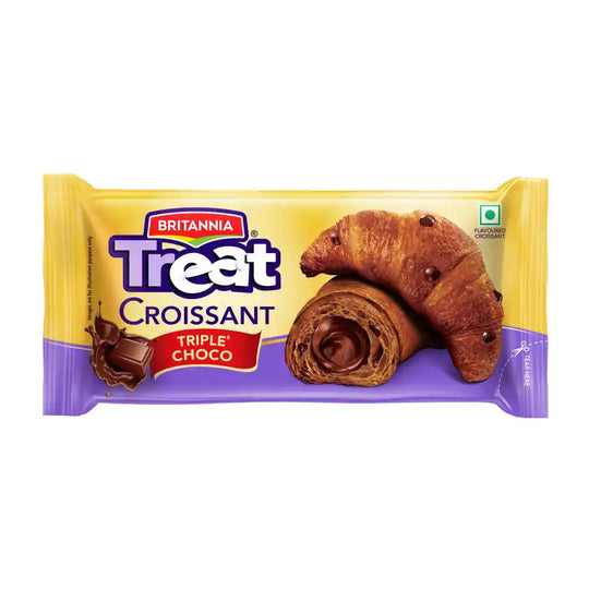 Britannia Treat Croissant Triple Choco