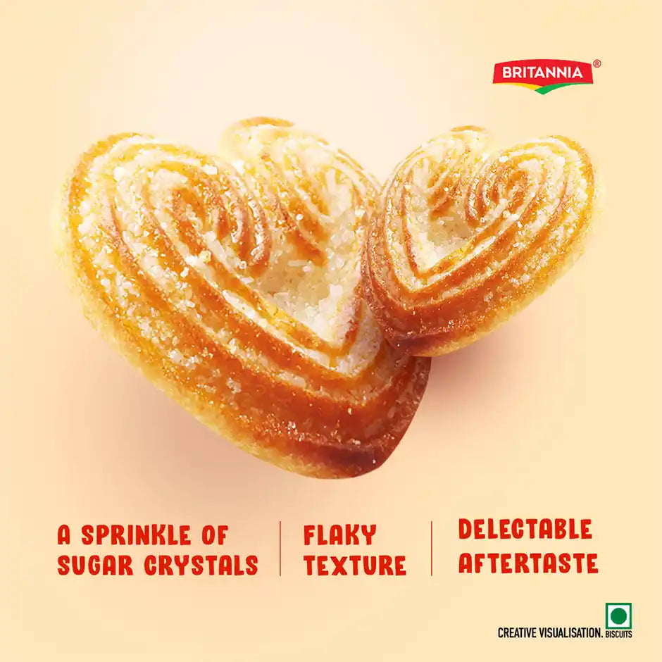 Britannia Little Hearts Classic Crunch Biscuits
