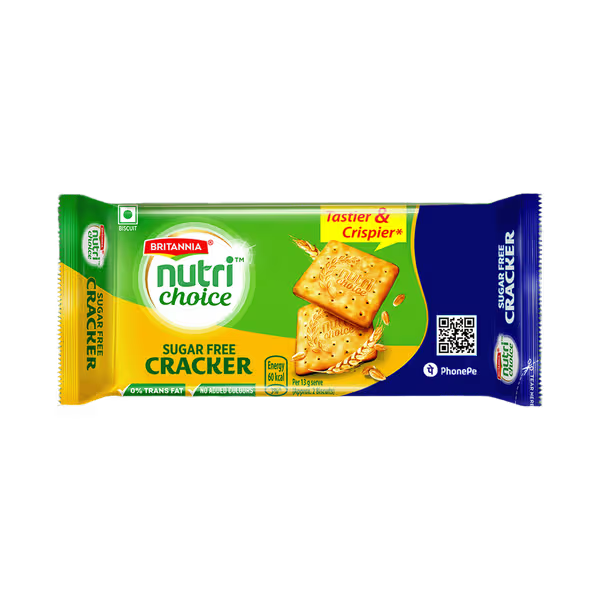 Britannia Nutrichoice Sugar Free Plain Crackers