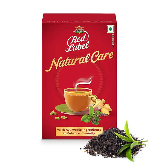 Brooke Bond Red Label Natural Care Tea (Cardamom & Ginger)