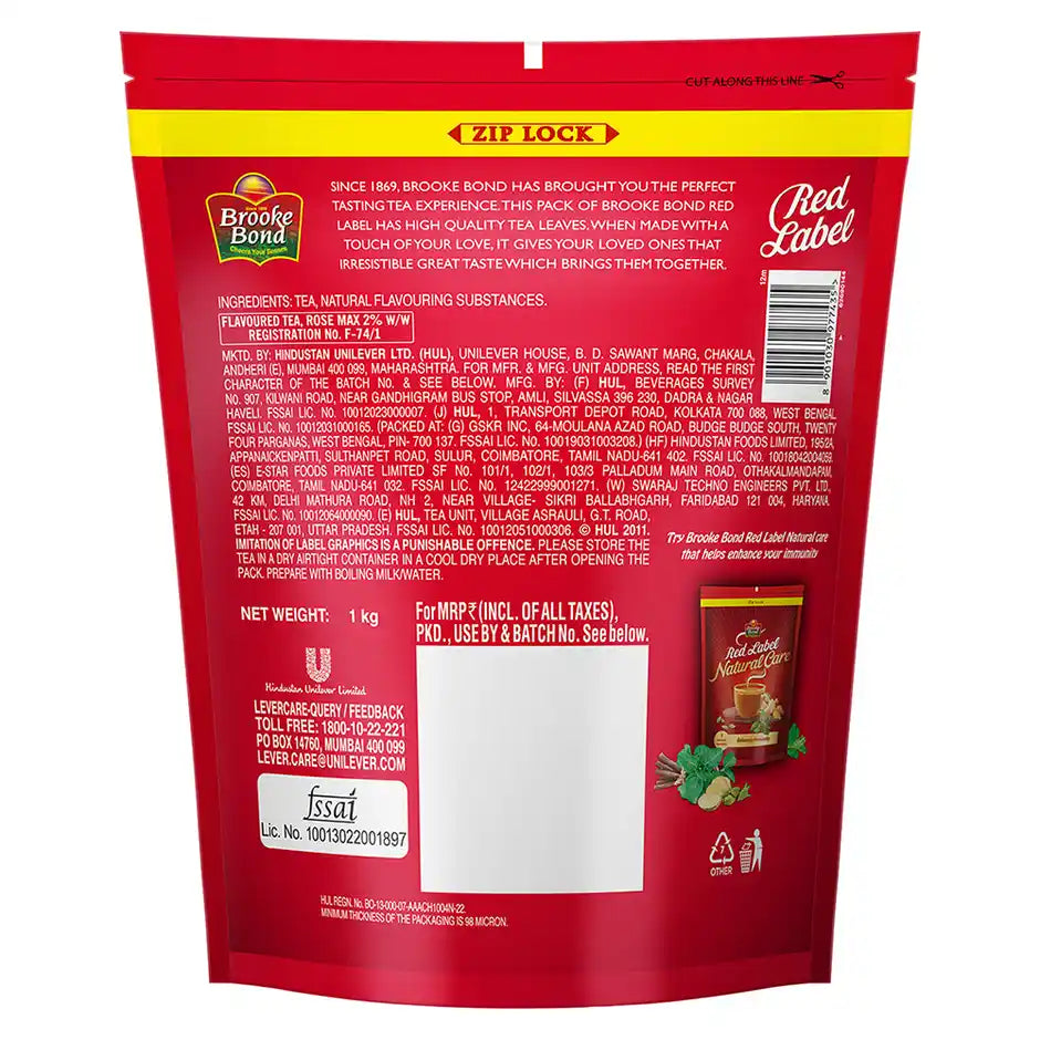 Brooke Bond Red Label Tea 1kg