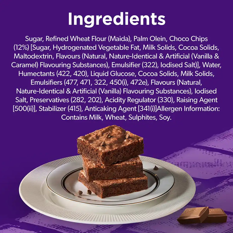 Cadbury Brownie Rich & Fudgy Veg Cake