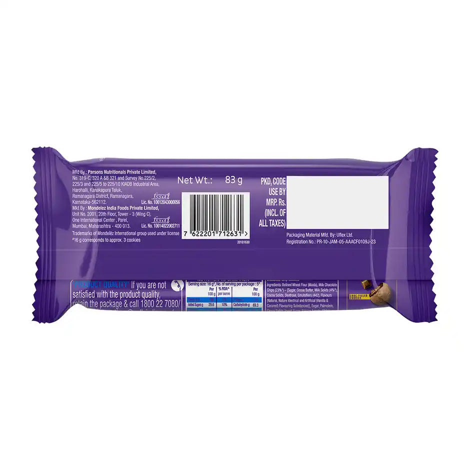 Cadbury Choc Chip Cookies Pack
