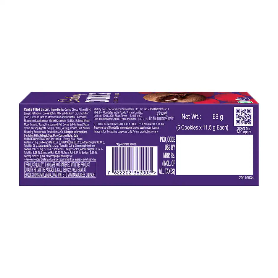 Cadbury Choc Filled Cookies