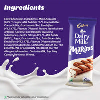 Cadbury Dairy Milk Milkinis Chocolate Bar
