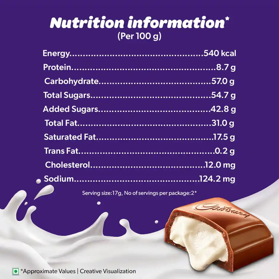 Cadbury Dairy Milk Milkinis Chocolate Bar