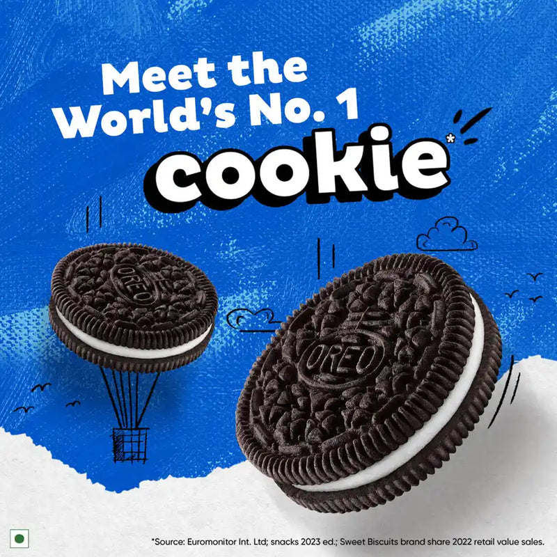 Cadbury Oreo BTS Vanilla Flavour Creme Sandwich Biscuit Mega Family Pack